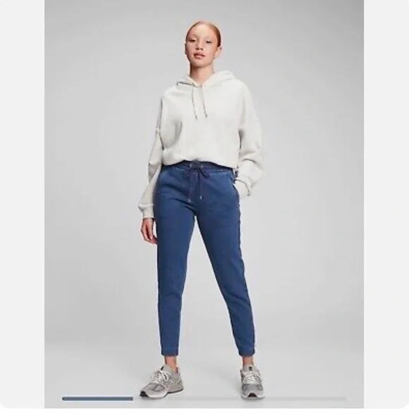 GAP Brushed denim joggers, Size Small - Picture 1 of 6